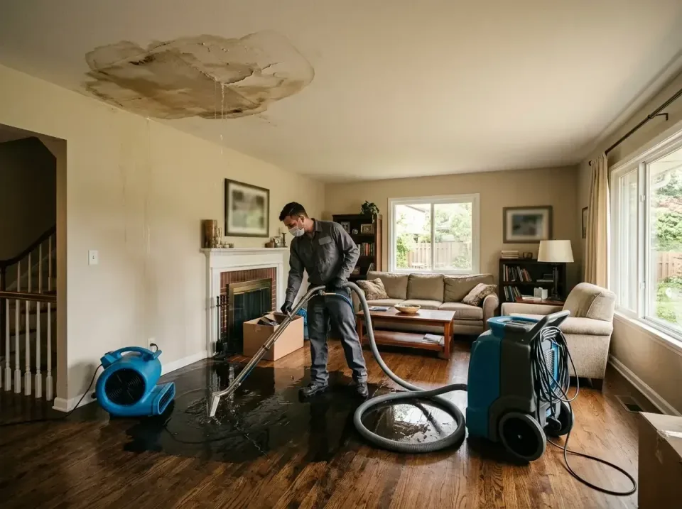 attic-pipe-burst-ceiling-drip-008 — frequently asked questions, Water Damage Restoration & Carpet Care in Monroe, WA